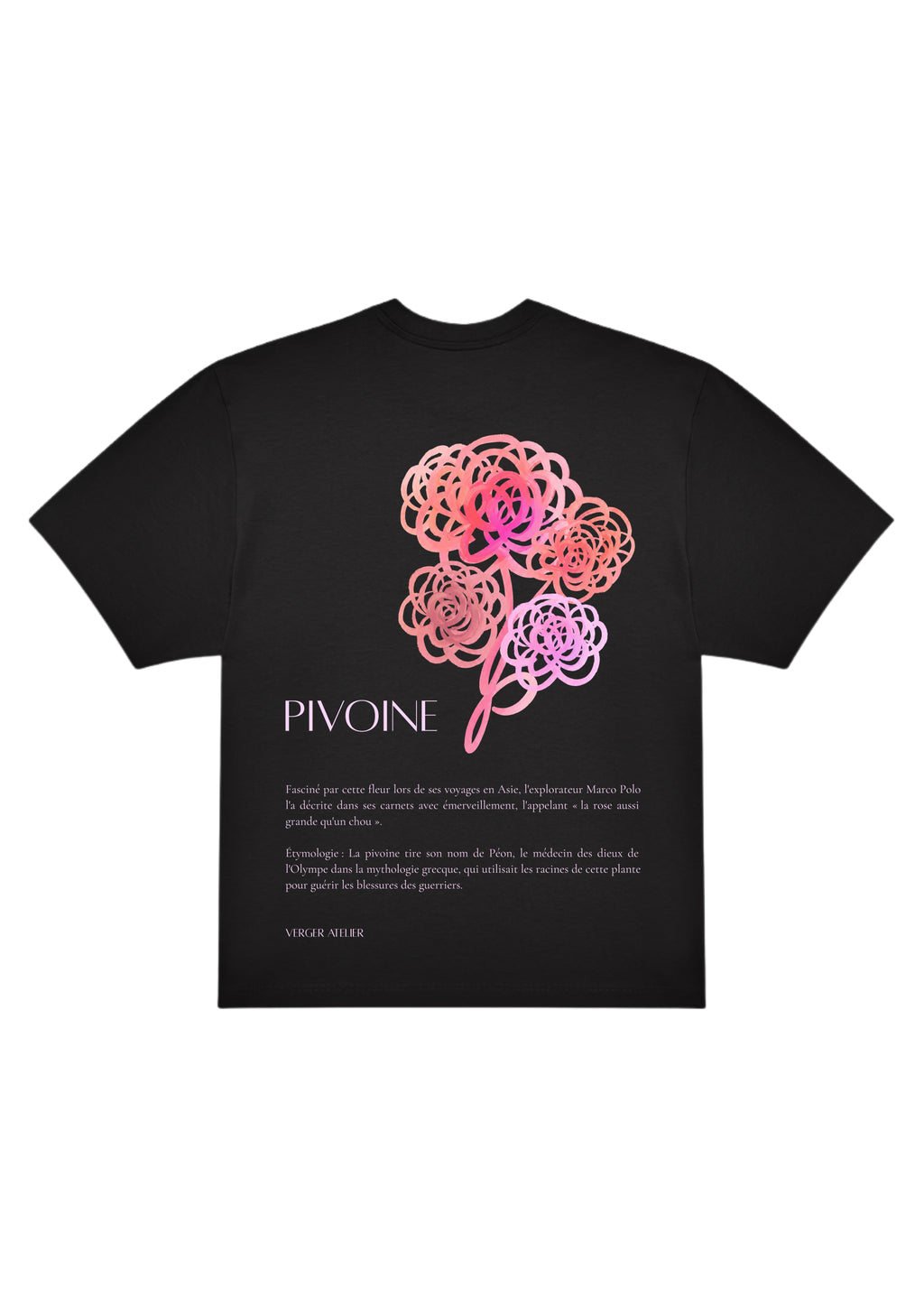 T-shirt Pivoine