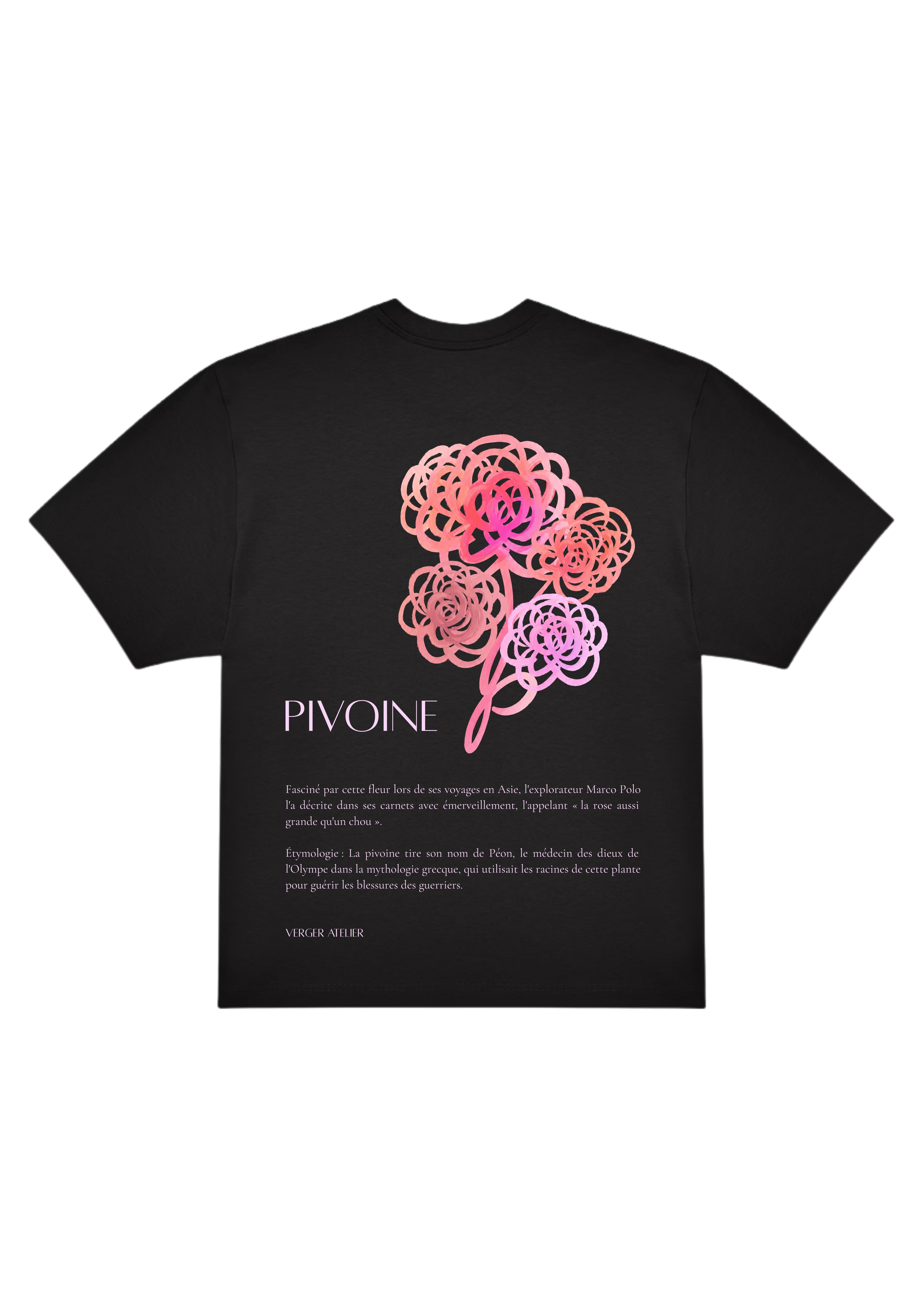 T-shirt Pivoine