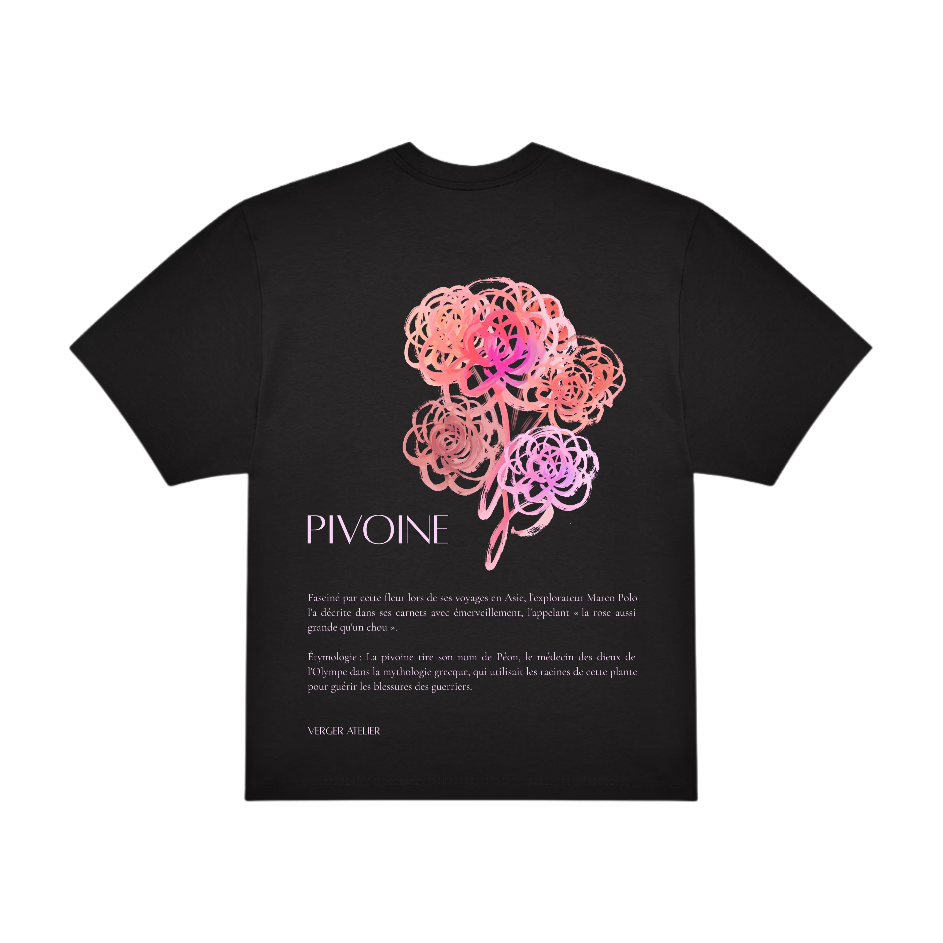T-shirt Pivoine